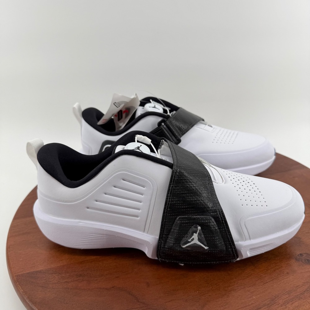 Jordan Golf Air Rev Golf Shoes White Black Iridescent FV6338-103 Men's 10 NWOB